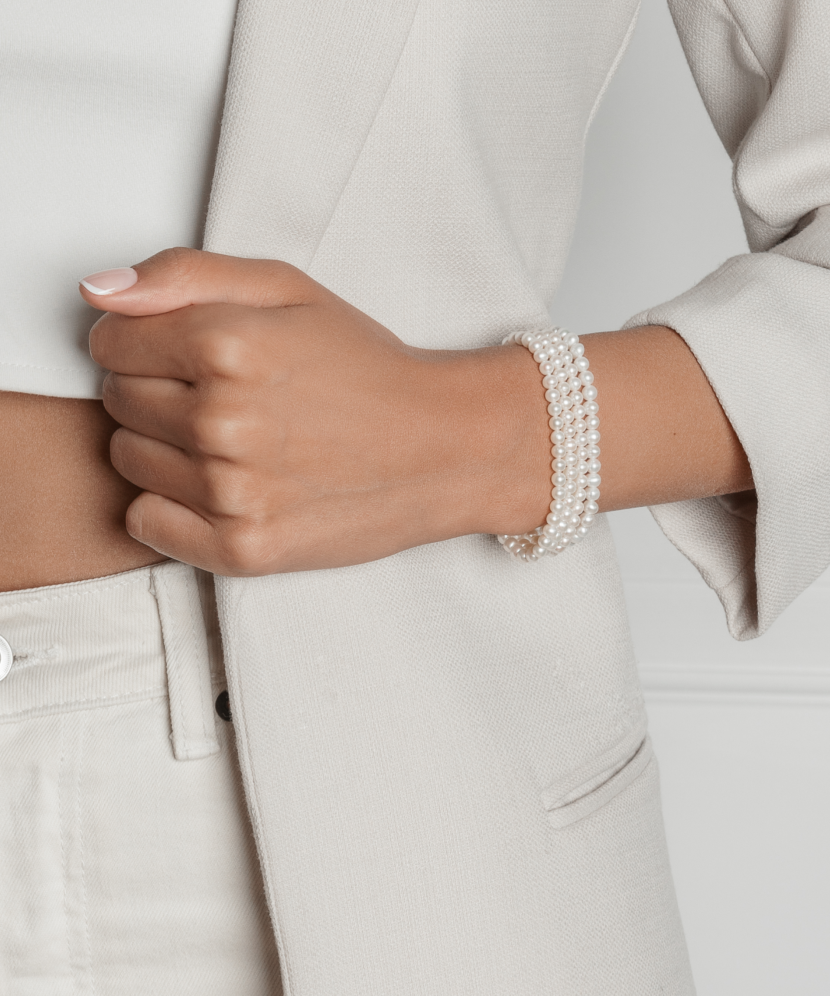 Pärlikäevõru hõbedaga - Pärlitest käevõrud - Goldinga