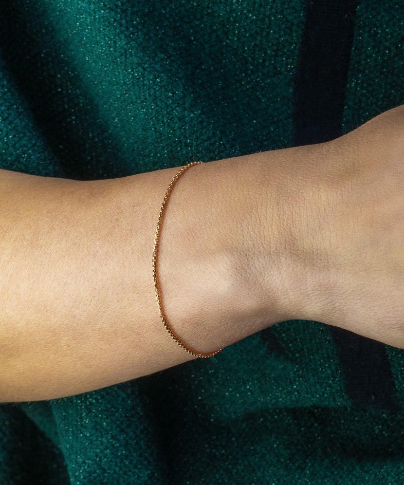 Kuldkäevõru "Box" 1.4mm - Kullast käeketid - Goldinga