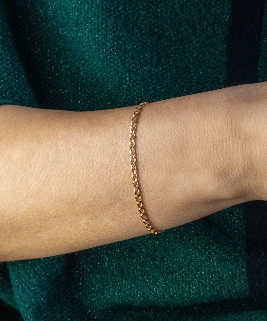 Золотой браслет "Bismark" 3.2мм