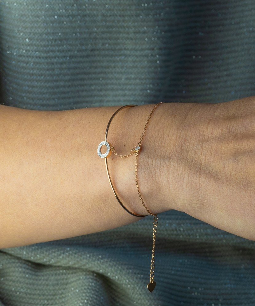 Kuldkäevõru tsirkoonidega - Kullast käeketid - Goldinga