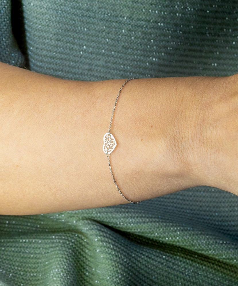 Hõbekäevõru "Süda" - Hõbedast käeketid - Goldinga