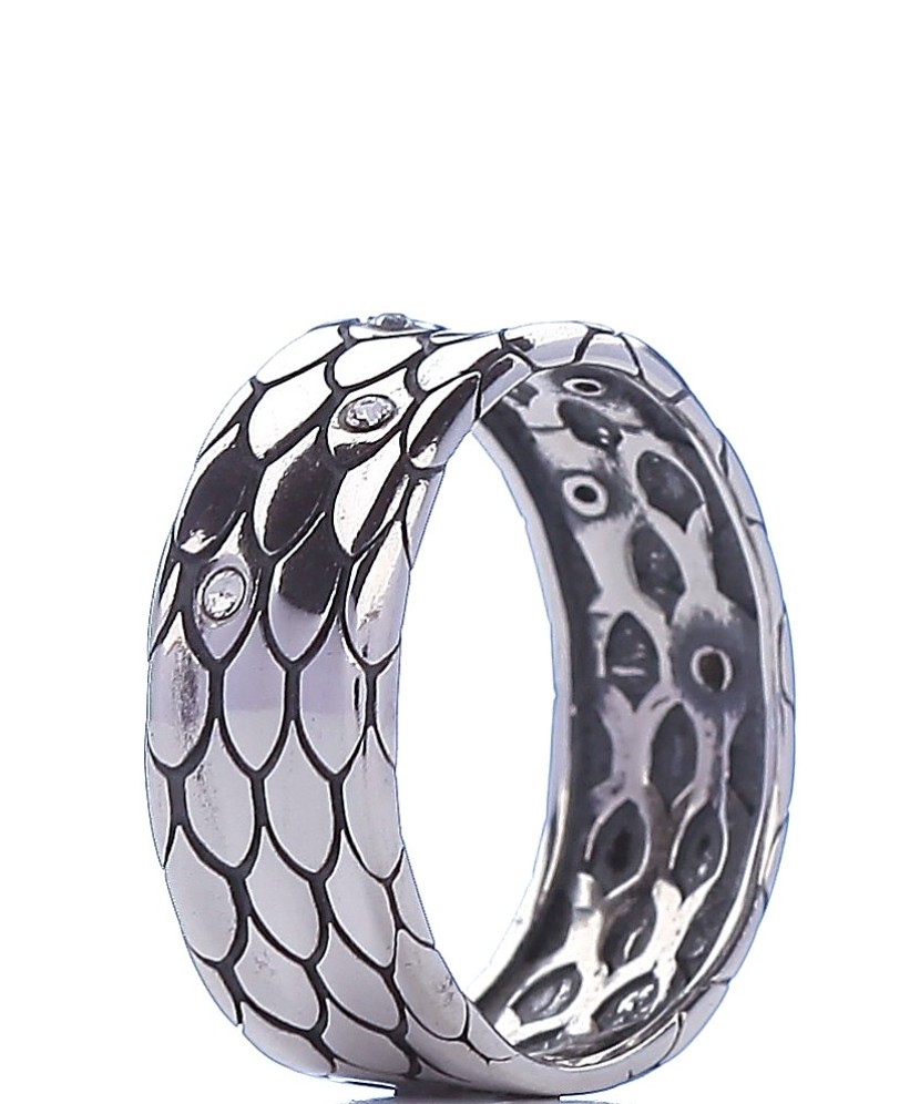 Hõbesõrmus tsirkoonidega - Hõbesõrmused - Goldinga