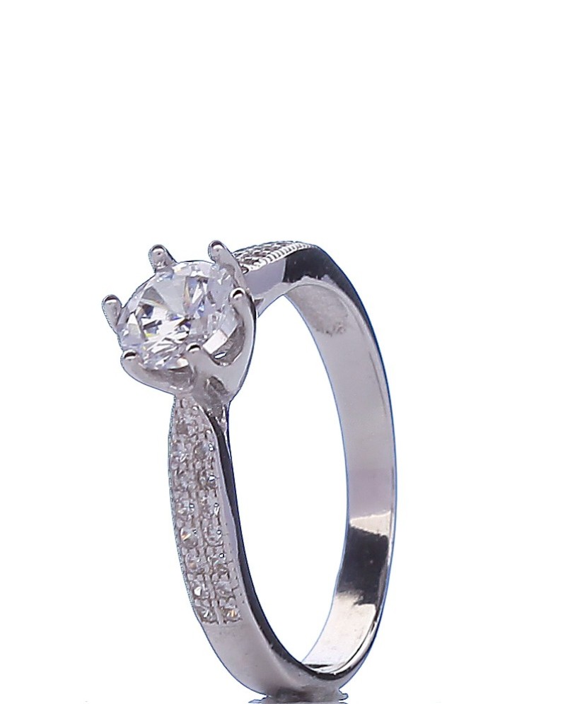 Hõbesõrmus tsirkoonidega - Hõbesõrmused - Goldinga