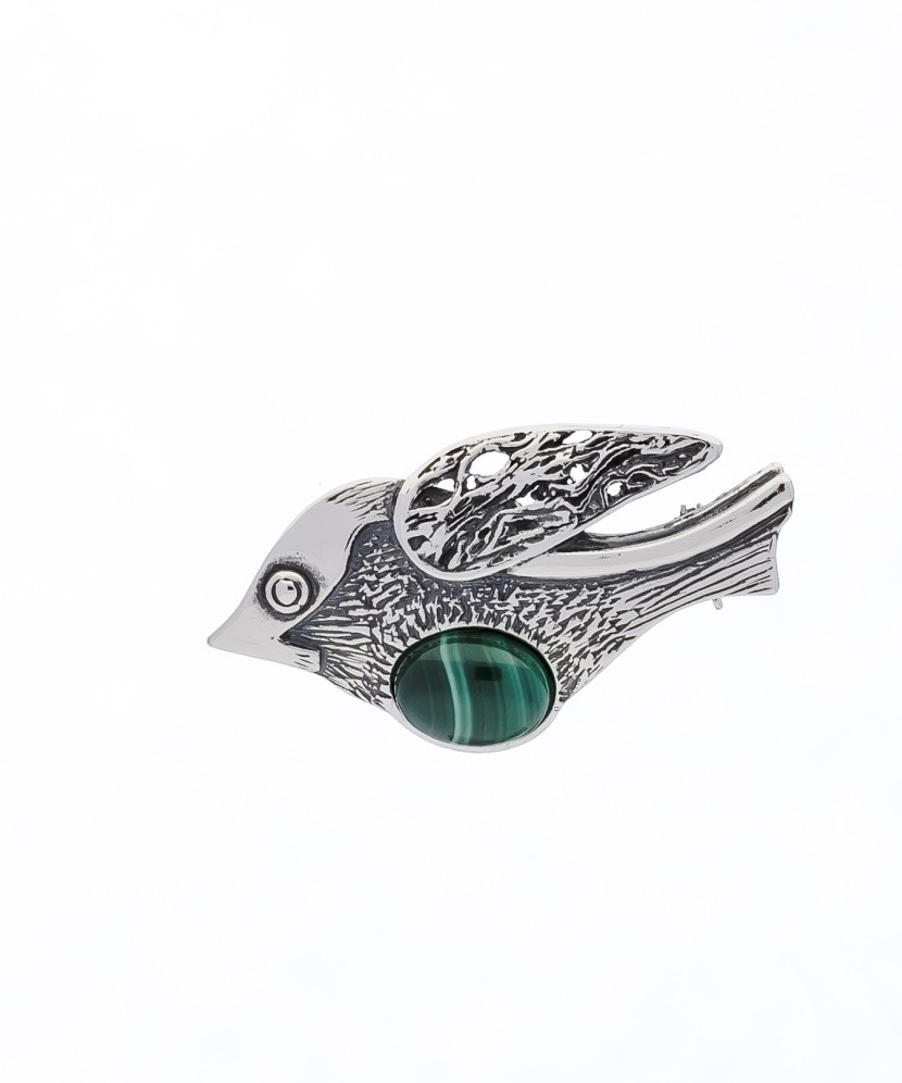 Hõbeprossmalahiidiga "lind" - Prossid - Goldinga