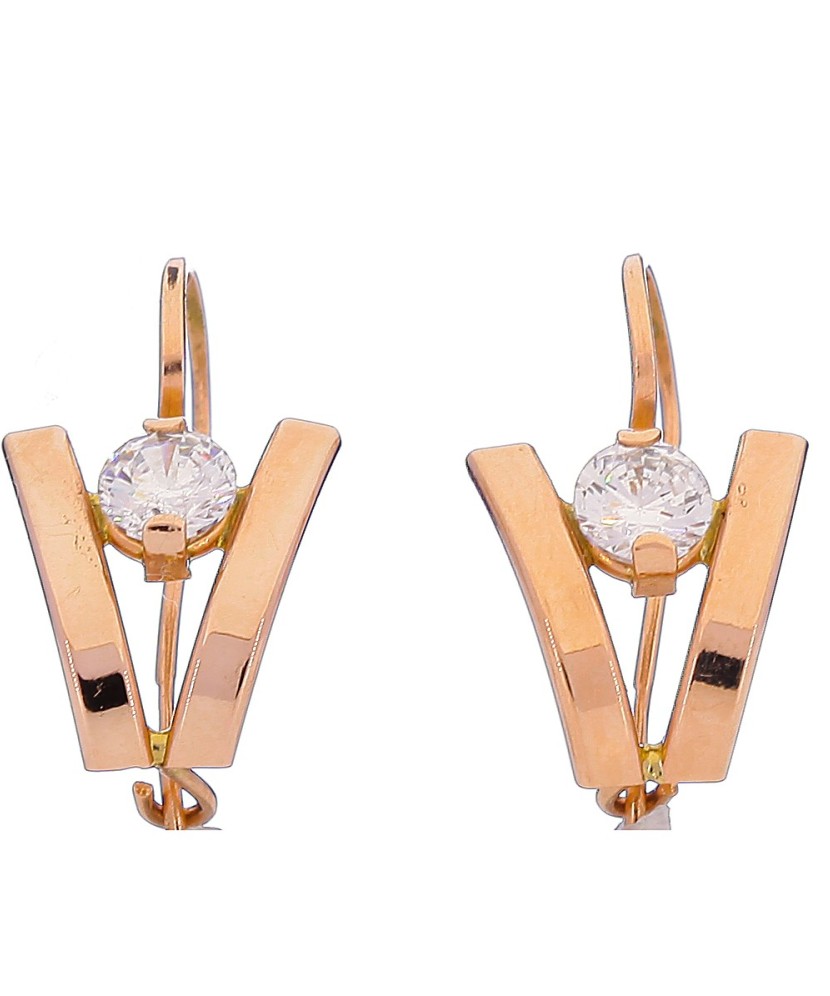 Kuldkõrvarõngad tsirkooniga - Kuldkõrvarõngad - Goldinga