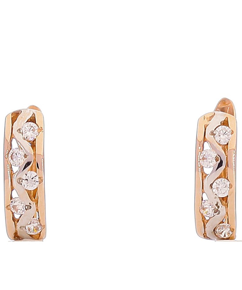Kuldkõrvarõngad tsirkoonidega - Kuldkõrvarõngad - Goldinga