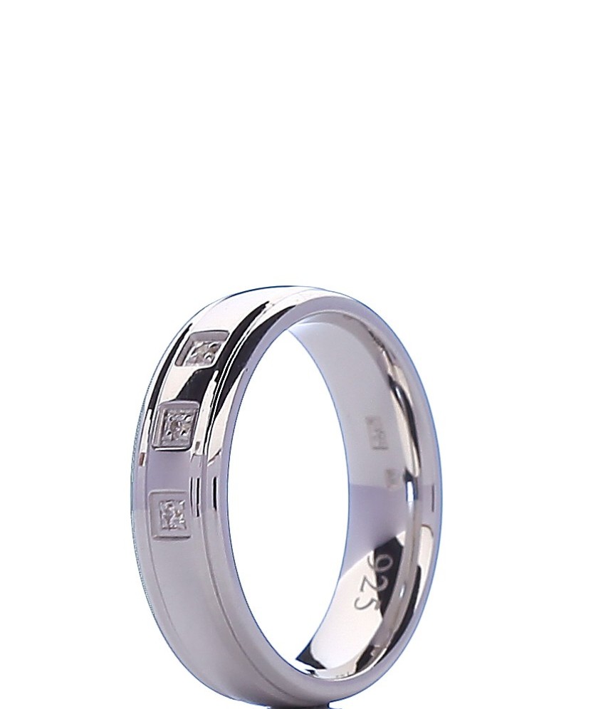 Sidabrinis žiedas su cirkoniais - Sidabriniai žiedai - Goldinga