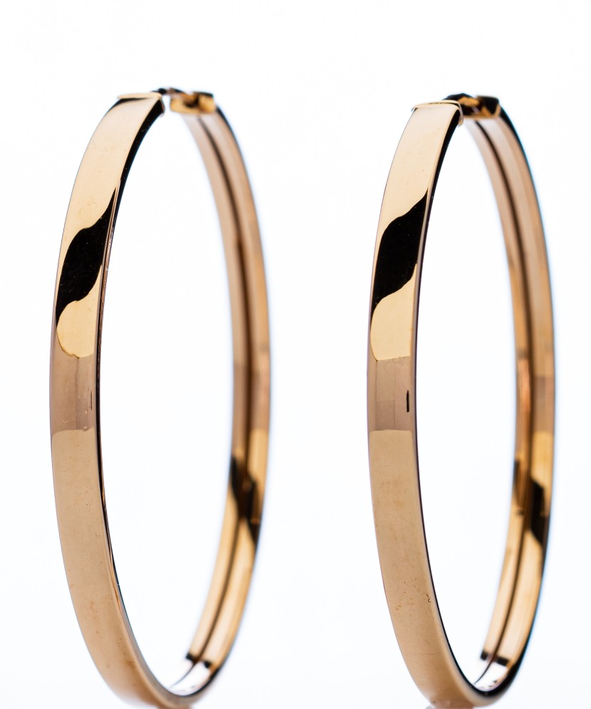 Kuldkõrvarõngad rõngad 36mm - Kuldkõrvarõngad - Goldinga