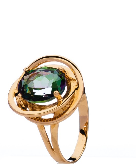 Kuldsõrmus kristalliga - Kuldsõrmused - Goldinga