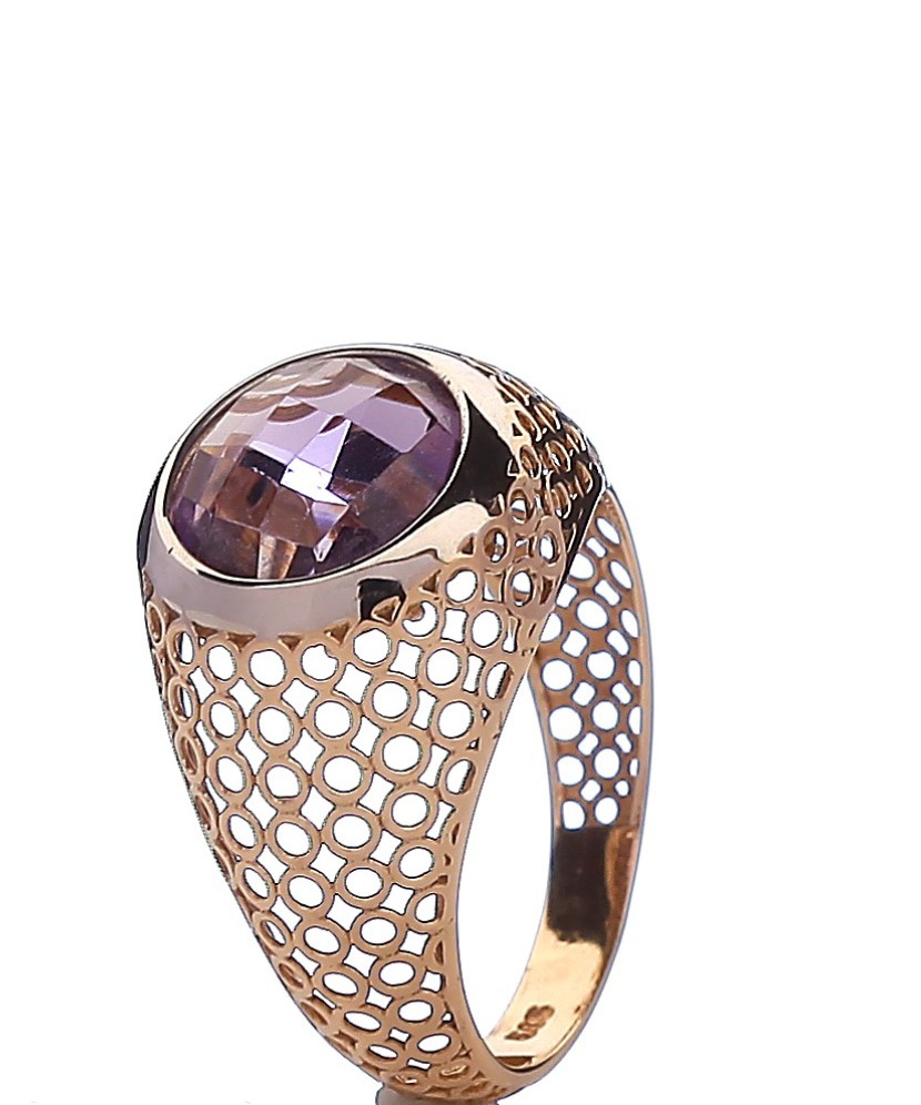 Kuldsõrmus tsirkooniga - Kuldsõrmused - Goldinga