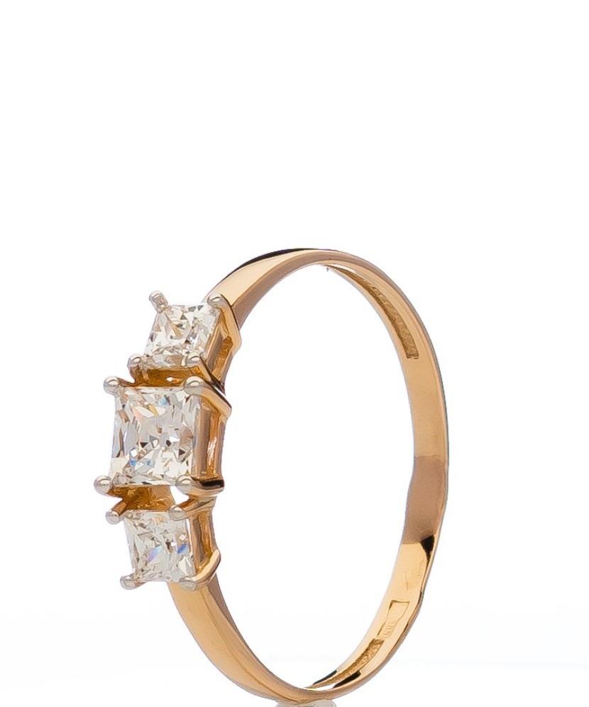 Kuldsõrmus kristallidega - Kuldsõrmused - Goldinga