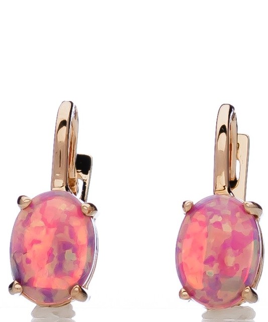 Kuldkõrvarõngad opaaliga - Kuldkõrvarõngad - Goldinga