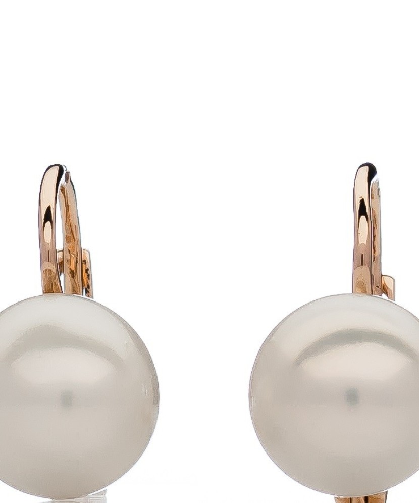 Auksiniai auskarai su perlu - Auskarai su perlais - Goldinga