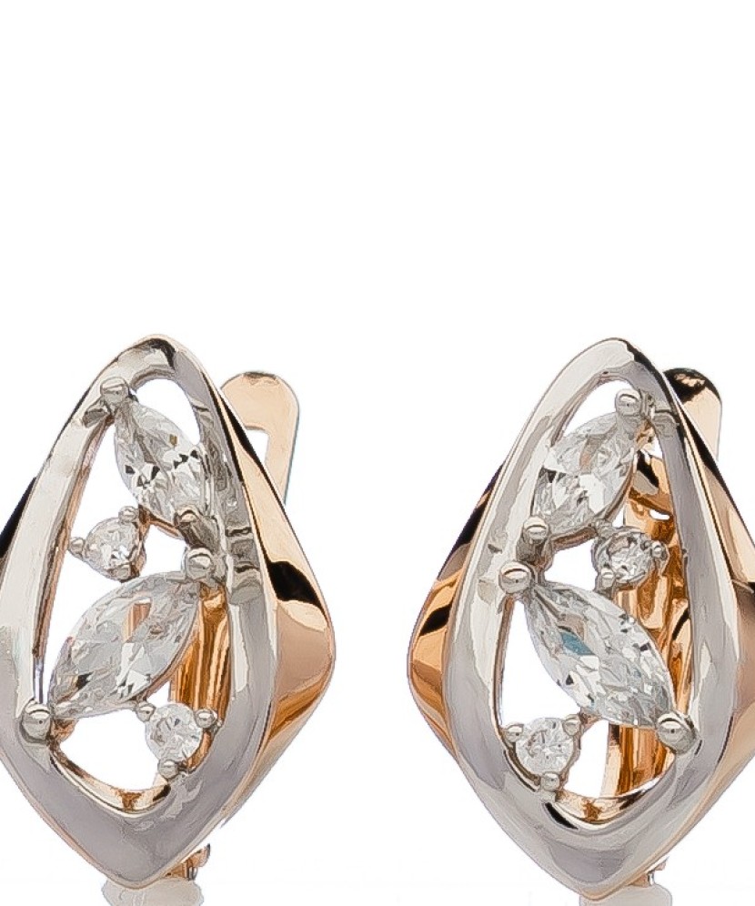 Kuldkõrvarõngad tsirkoonidega - Kuldkõrvarõngad - Goldinga