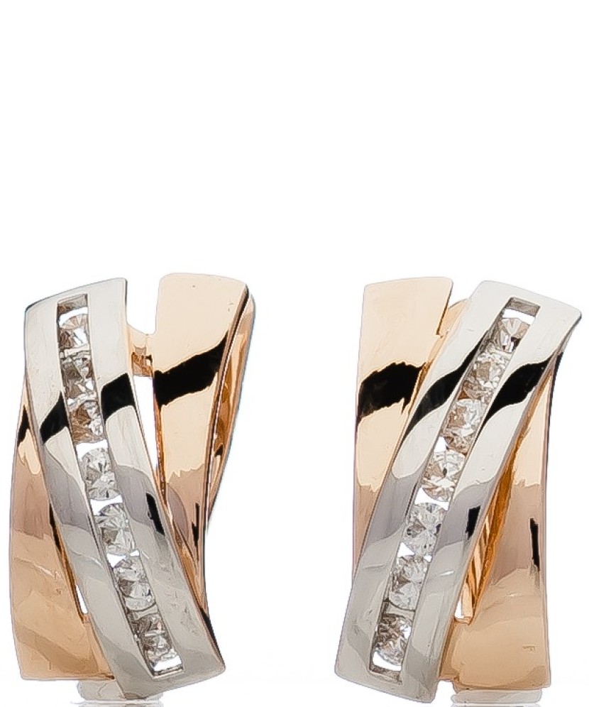 Kuldkõrvarõngad tsirkoonidega - Kuldkõrvarõngad - Goldinga