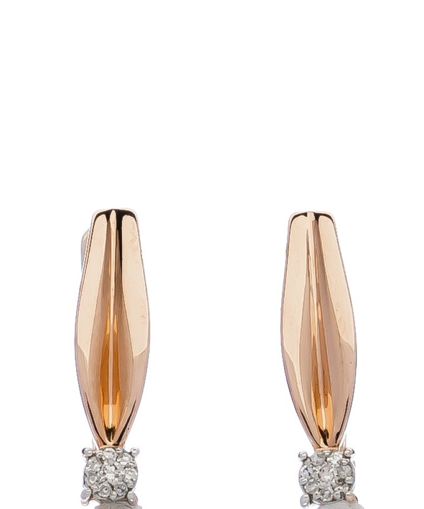 Kuldkõrvarõngad teemantidega - Kuldkõrvarõngad - Goldinga