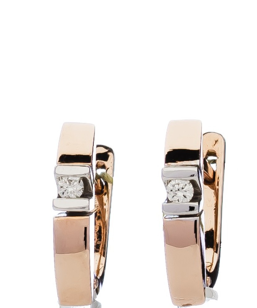 Kuldkõrvarõngad briljandiga - Kuldkõrvarõngad - Goldinga