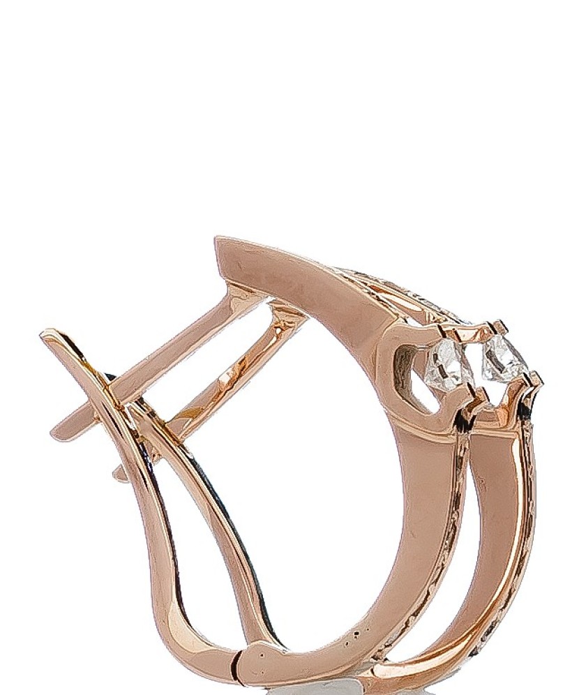 Kuldkõrvarõngad briljantidega - Kuldkõrvarõngad kalliskividega - Goldinga