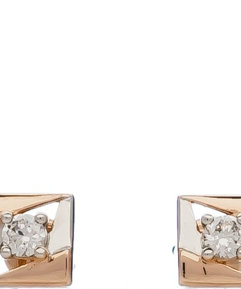 Auksiniai auskarai su cirkoniu - Auksiniai auskarai - Goldinga