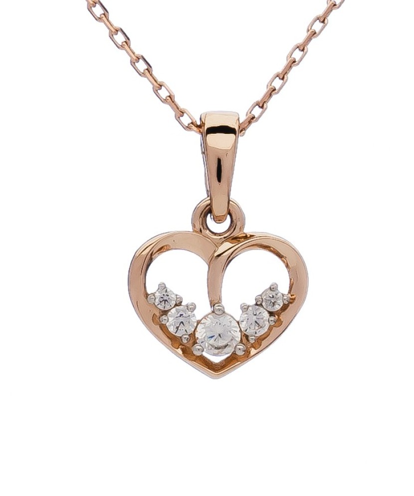 Kuldripats tsirkoonidega - Kullast ripatsid - Goldinga