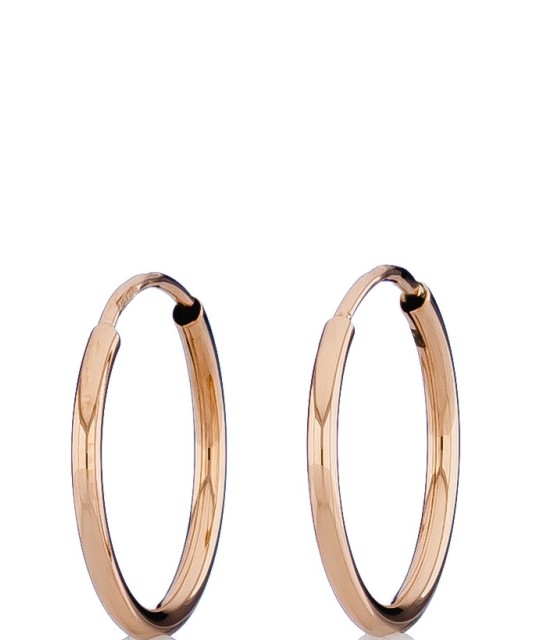 Auksiniai auskarai 20mm - Auksiniai auskarai - Goldinga