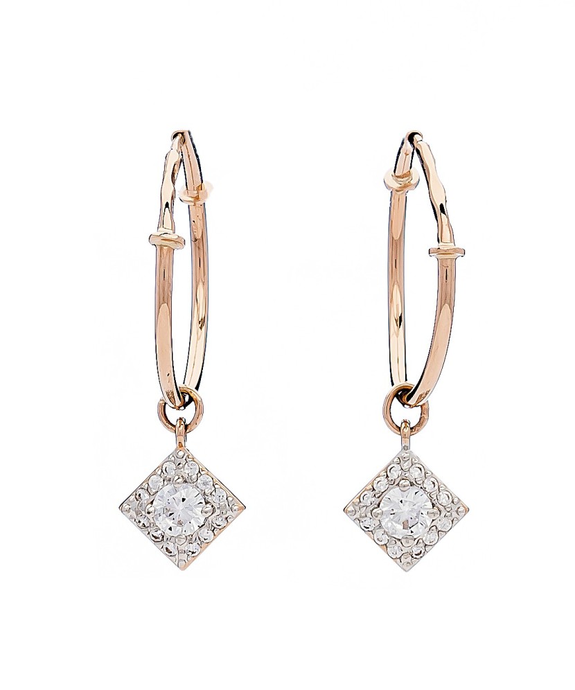 Kuldkõrvarõngad tsirkoonidega - Kuldkõrvarõngad - Goldinga