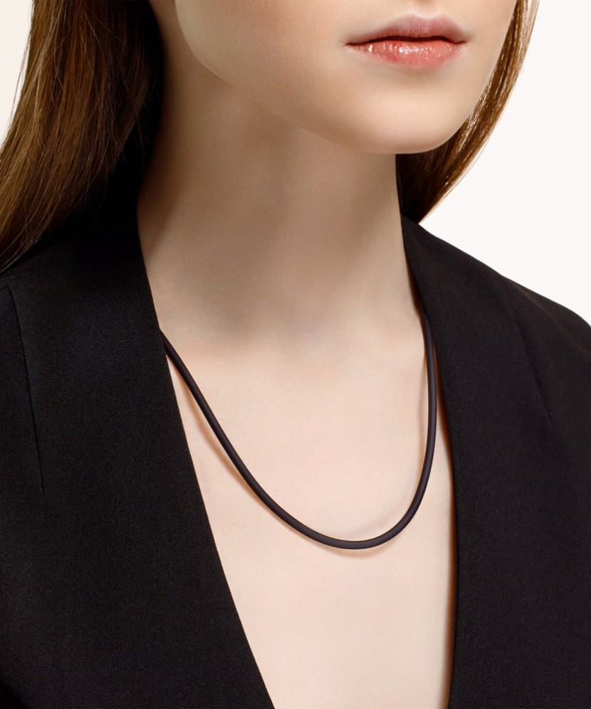 Kaučiukinė grandinėlė su sidabru Goldinga S94080003