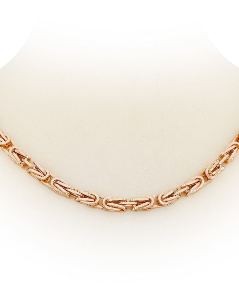 Auksinė grandinėlė "Royal python" 5.3mm - Auksinės grandinėlės - Goldinga