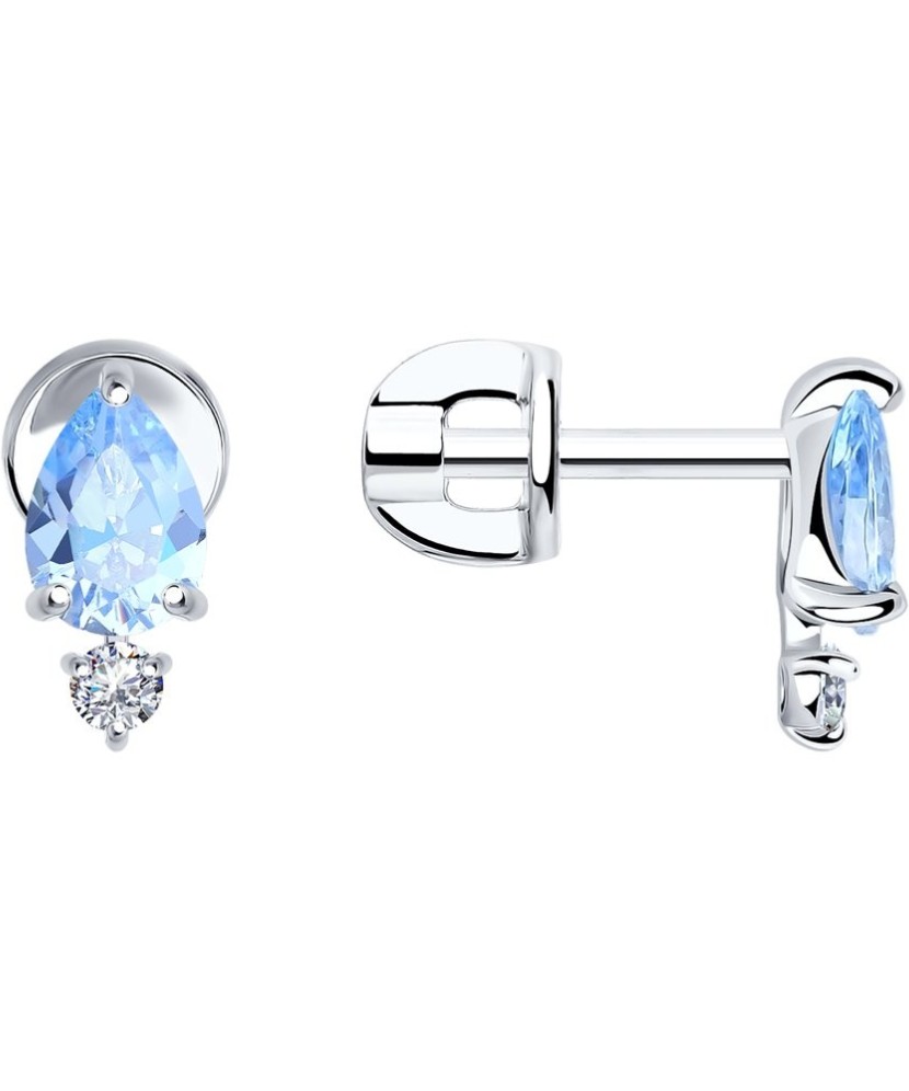 Sidabriniai auskarai su cirkoniais Goldinga S94024985