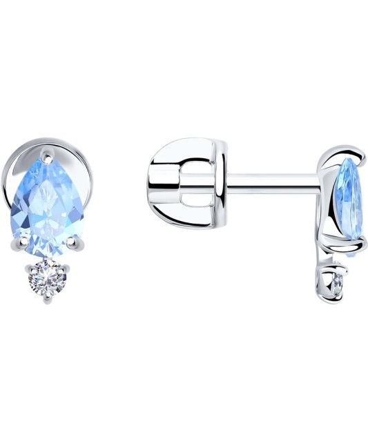 Sidabriniai auskarai su cirkoniais Goldinga S94024985