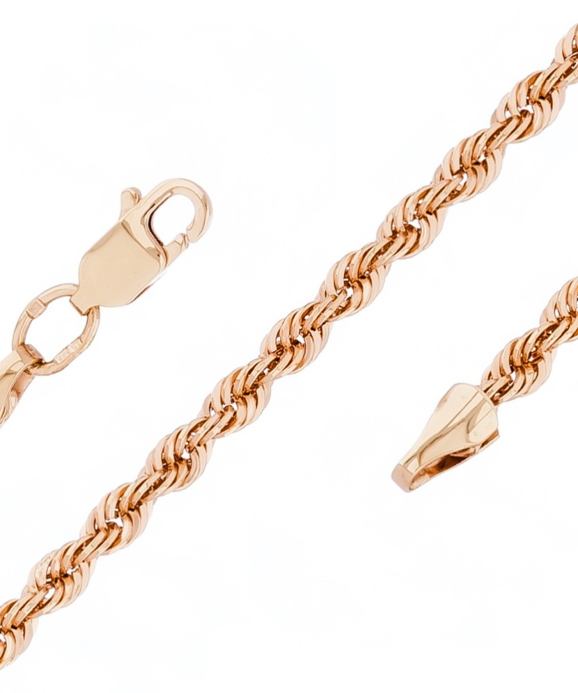 Kuldkett "Rope" 3.1mm - Kullast kaelaketid - Goldinga