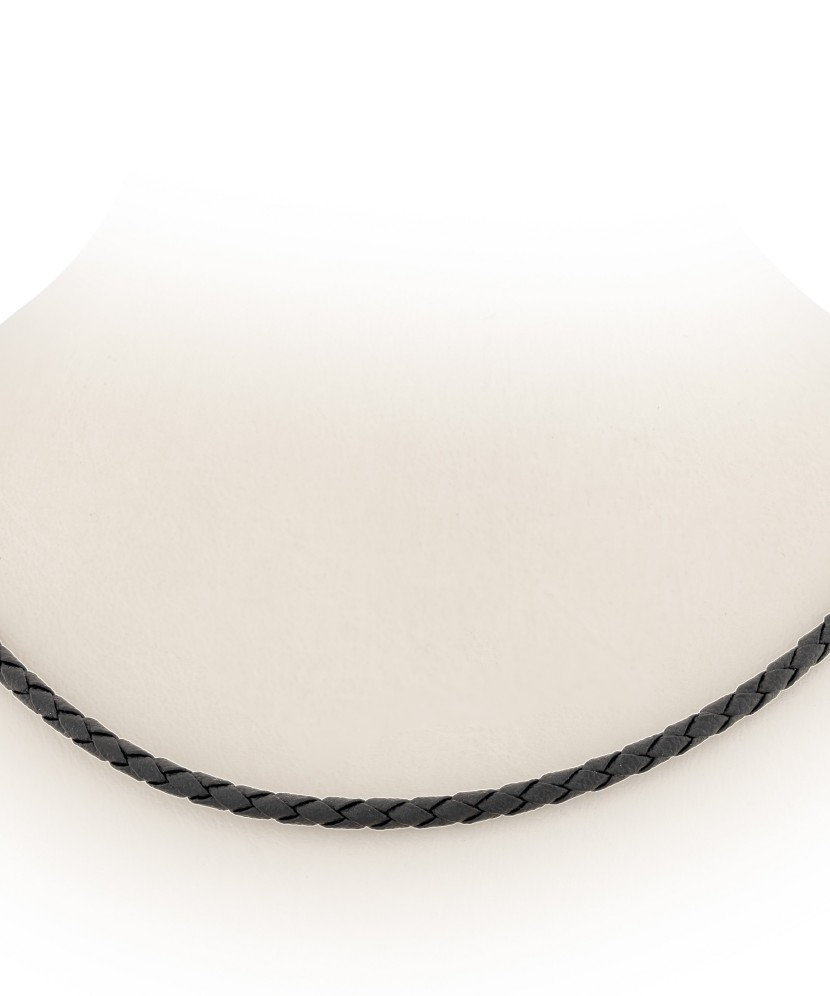 Nahast kett kullast kinnitusega 3.5mm - Kullast kaelaketid - Goldinga