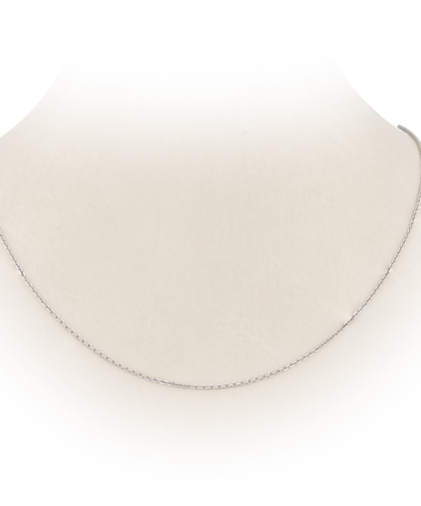 Valgest kullast kett "Anchor" 1.2mm - Kullast kaelaketid - Goldinga