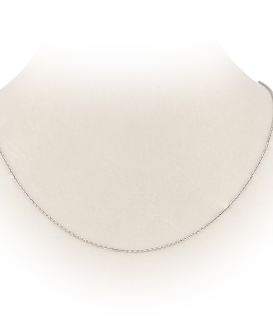 Valgest kullast kett "Anchor" 1.2mm - Kullast kaelaketid - Goldinga