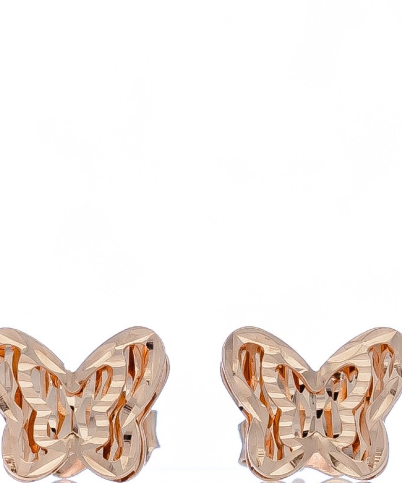 Kuldkõrvarõngad "Liblikas" - Kuldkõrvarõngad - Goldinga