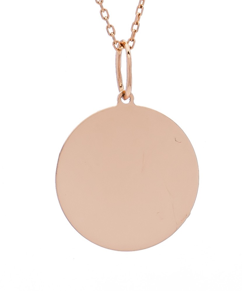 Kuldripats "Plaadike" 12mm - Kullast ripatsid - Goldinga