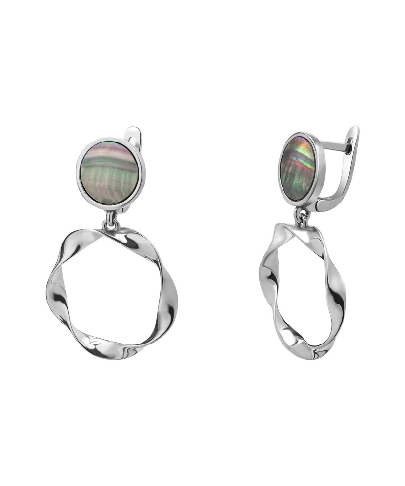 Hõbekõrvarõngad pärlmutriga - Hõbekõrvarõngad - Goldinga