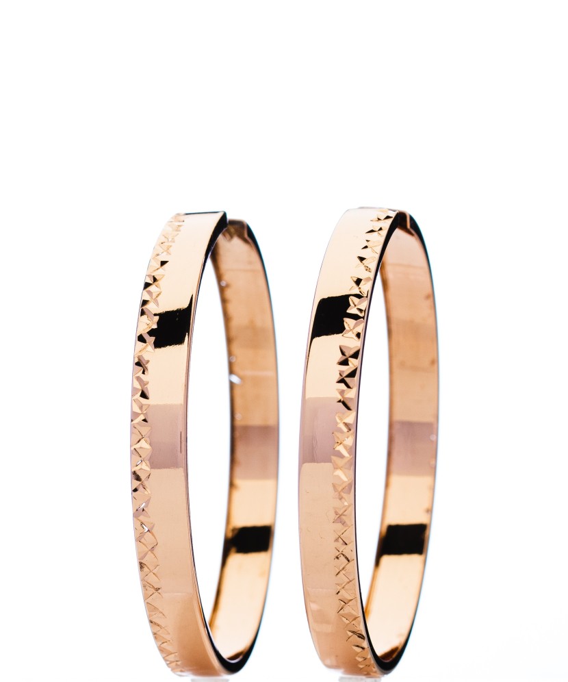 Auksiniai auskarai rinkutės 35mm - Auksiniai auskarai - Goldinga