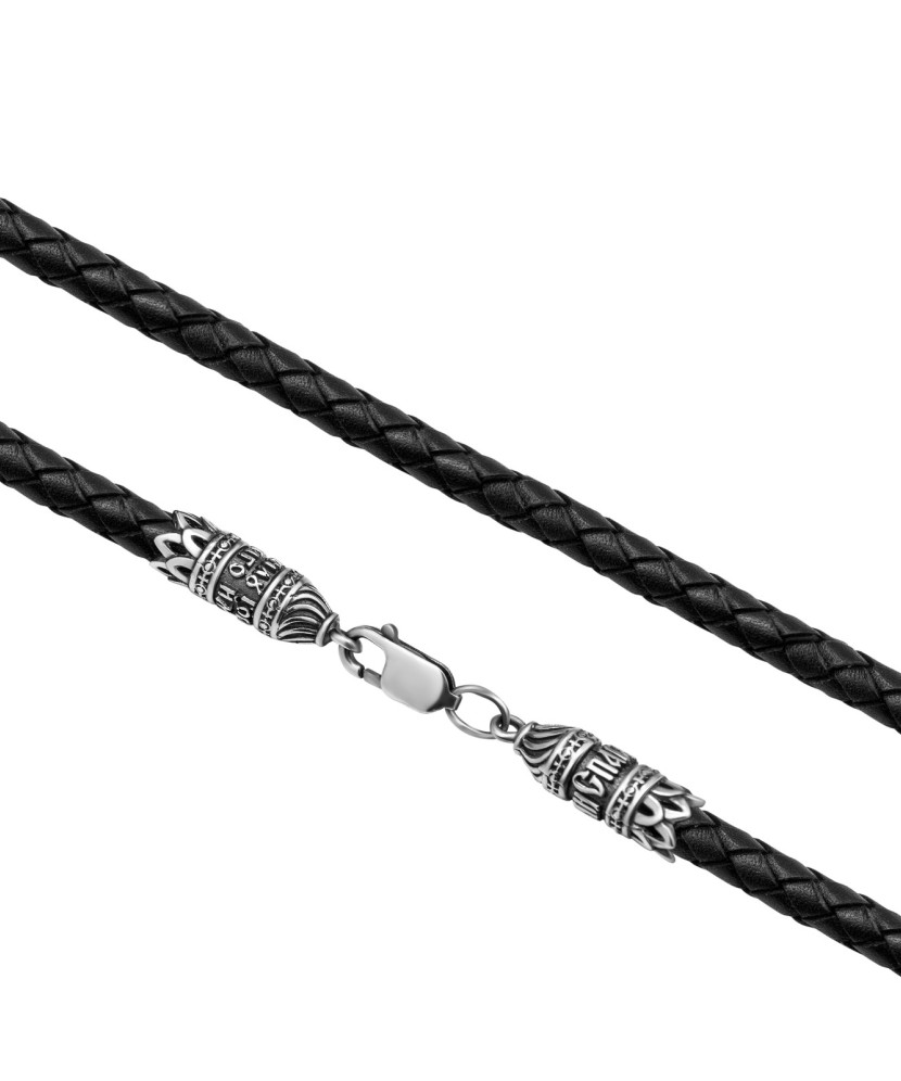 Nahast kett hõbedaga - Hõbedast kaelaketid - Goldinga