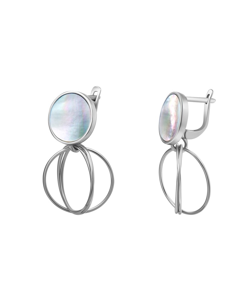 Hõbekõrvarõngad pärlmutriga - Hõbekõrvarõngad - Goldinga