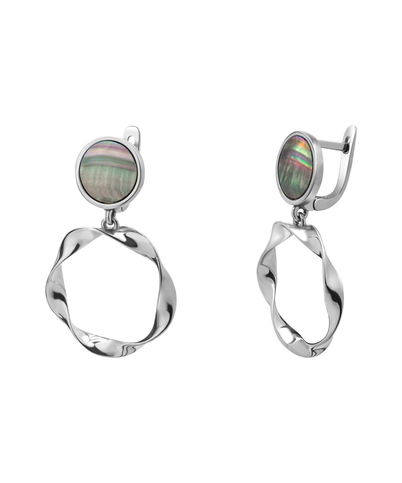 Hõbekõrvarõngad pärlmutriga - Hõbekõrvarõngad - Goldinga