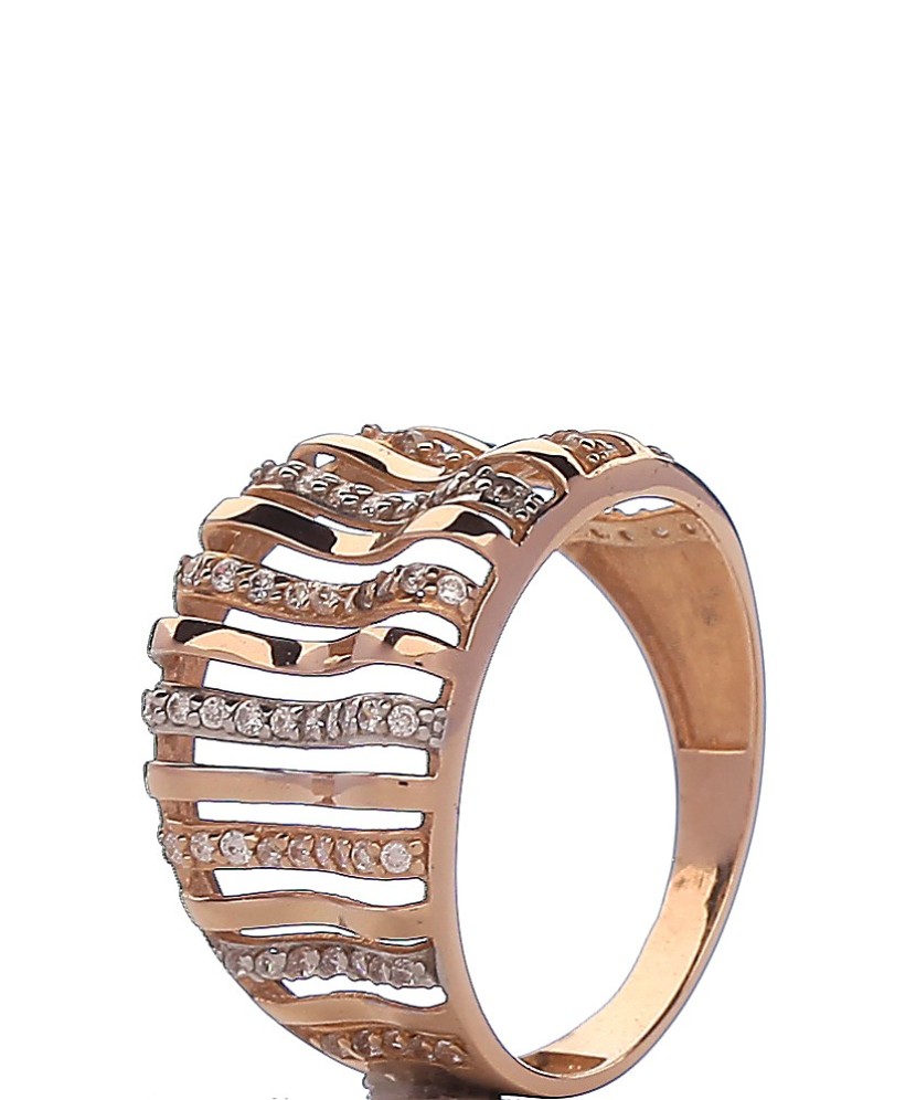 Kuldsõrmus tsirkoonidega - Kuldsõrmused - Goldinga