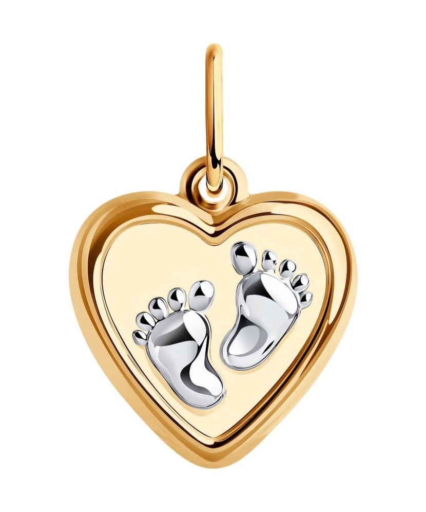 Auksinis pakabukas "Širdelė" - Auksiniai pakabukai - Goldinga