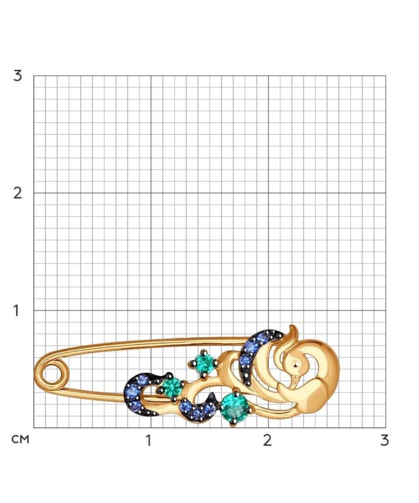 Kullast pross tsirkoonidega - Prossid - Goldinga