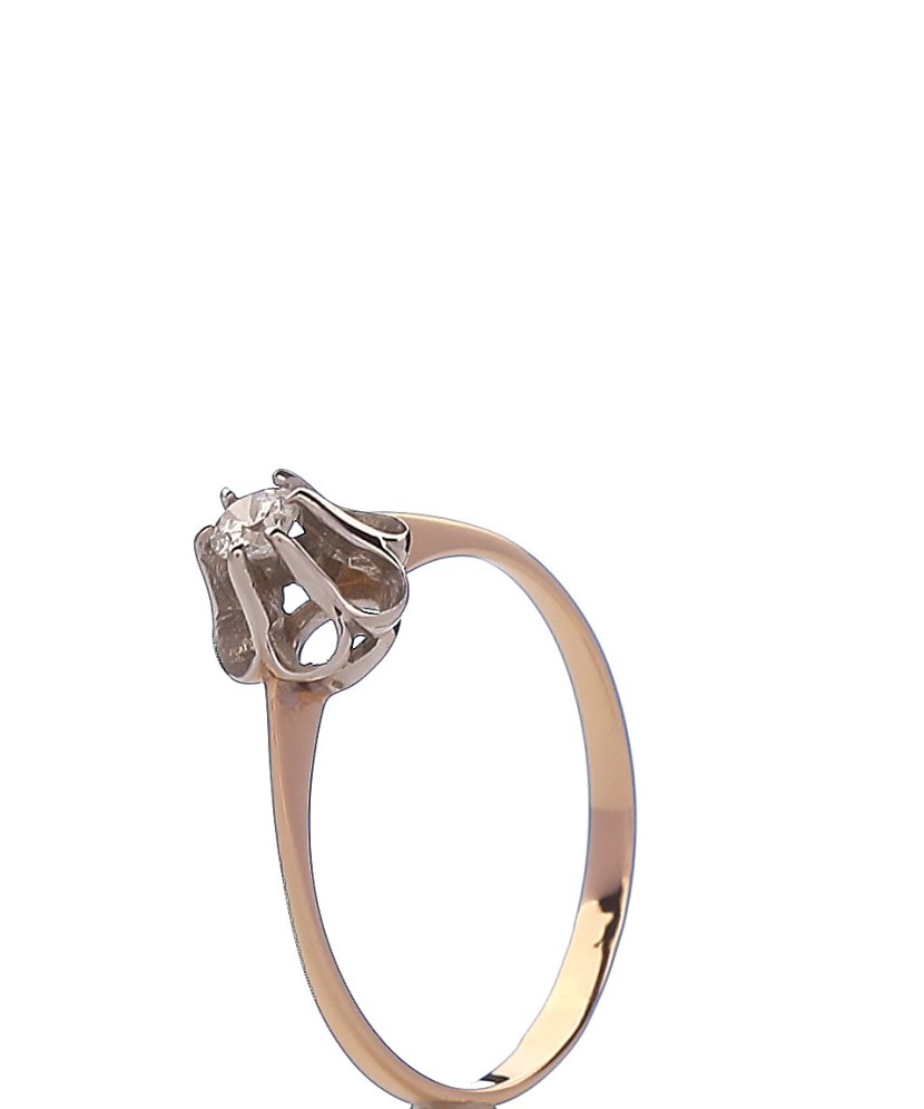 Kuldsõrmus tsirkooniga - Kuldsõrmused - Goldinga