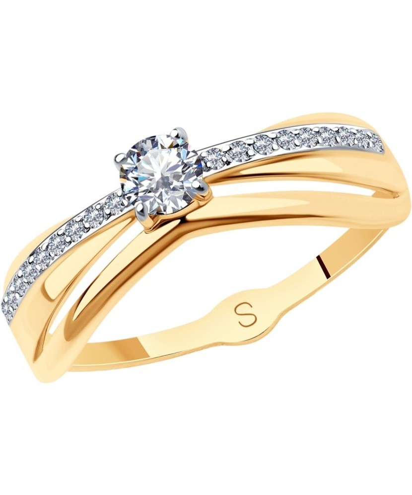 Kuldsõrmus tsirkoonidega - Kuldsõrmused - Goldinga