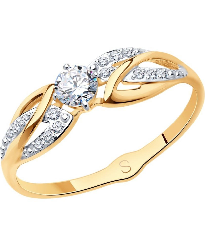 Kuldsõrmus tsirkoonidega - Kuldsõrmused - Goldinga