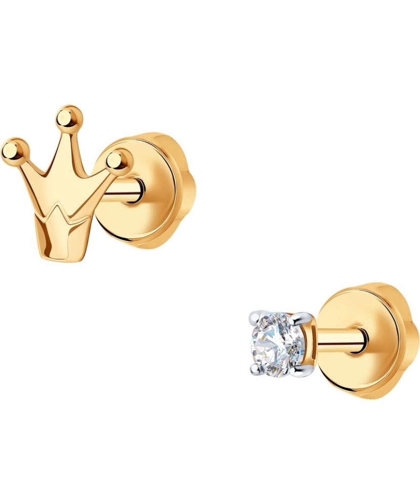 Kuldkõrvarõngad tsirkoonidega - Kuldkõrvarõngad - Goldinga