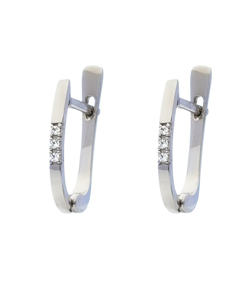 Sidabriniai auskarai su cirkoniais Goldinga 701-01-E