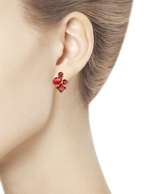 Kuldkõrvarõngad topaasidega - Kuldkõrvarõngad - Goldinga